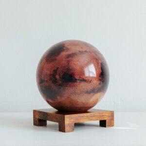 MOVA Globe Mars 6" sur socle en bois