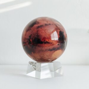 MOVA Globe Mars 6" sur socle en crystal